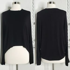 LIME & VINE Dolman Sleeve High/Low LS Tee M.